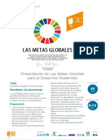 Presentación de Las Metas Globales 11 A 14 Años