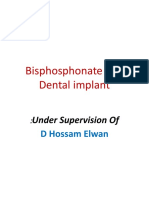 Bisphosphonate and Dental Implant (Power Point) (FINAL)