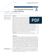 A Meta-Analysis On Educational Technology in English Language Teaching