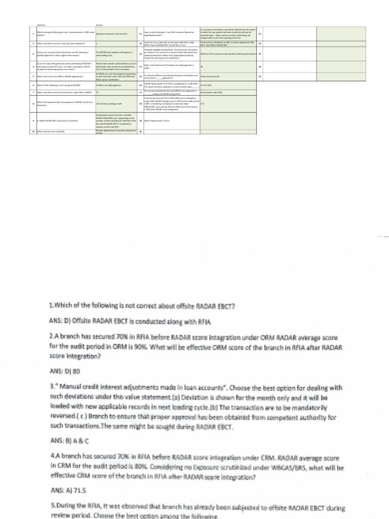 Radar Solu Pdf Audit Customer Relationship Management