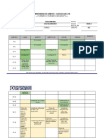 Formato Horario de Grupo : Universidad de Oriente-Coatzacoalcos