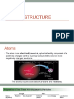 1.0 Atomic Structure