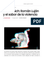 Sánafabich: Román Luján y El Sabor de La Violencia