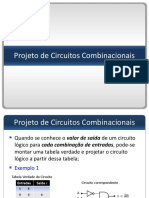 Aula 07 - Projeto de Circuitos Combinacionais