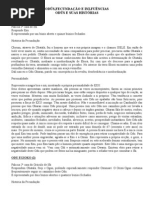 Texto - história e personalidade dos ODÚS