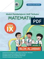 Matematika Kelas IX Modul 3