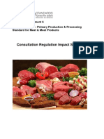 Regulatory Proposal to Improve Food Safety in Meat Production