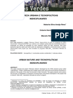 Natureza Urbana e Tecnopolíticas Indisciplinares. Rena, Maia 2015