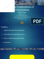SGupta - IMF - Fiscal Implications of Urbanization