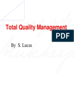 Total Quality Management: by S. Lucas