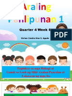 Quarter 4 Week 6: Ma'am Zandra Mae S. Agudo