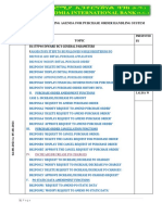 Purchase Order Training Agenda