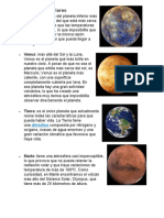 Planetas Interiores