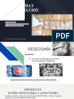 Ostectomía y odontosección: definiciones, instrumentos y técnicas