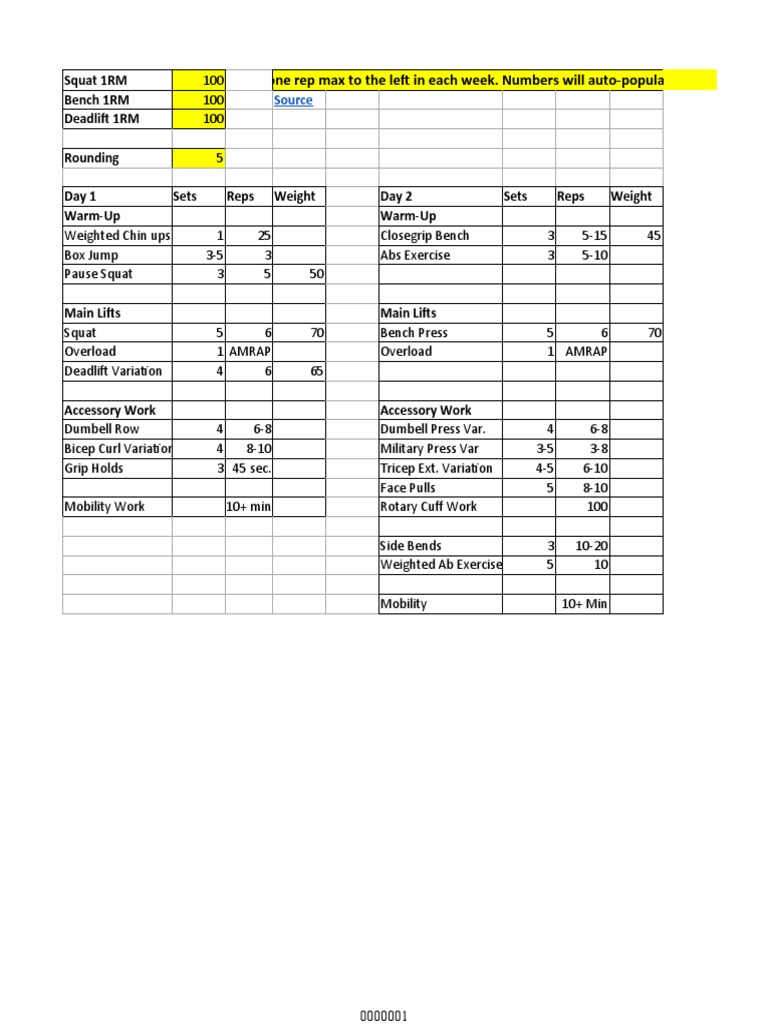 Powerlifting For Mass Hypertrophy Program By Mathias Method Strength 