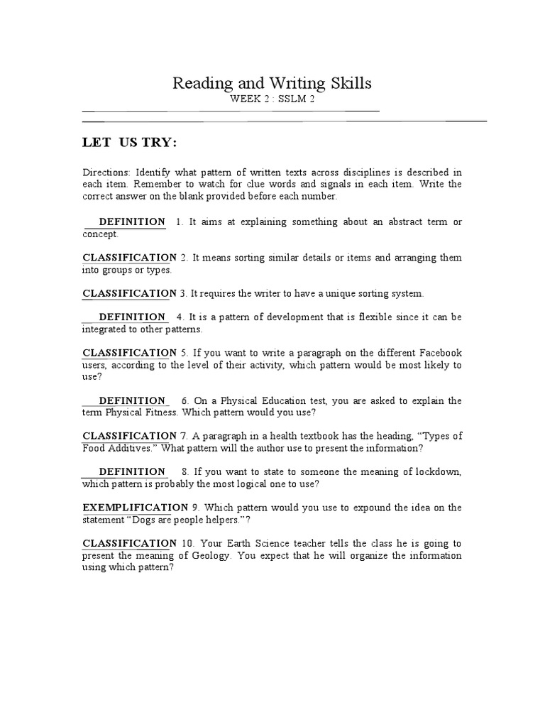 Reading and Writing Skills PDF Contentment Happiness