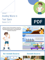 Lesson 1 - Avoiding Waste in Your Space Session 2 PowerPoint