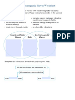 Electromagnetic Waves Worksheet