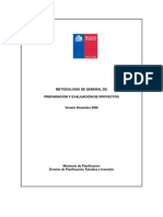 Metodología General de Preparación y Evaluación de Proyectos