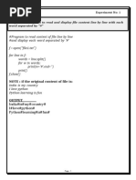 Computer Science Practical File XII 1 To 9