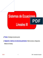 Sistemas Ecuaciones Lineales III