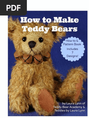 Teddy Bear Making Guide & Patterns | PDF | Sewing | Seam (Sewing)