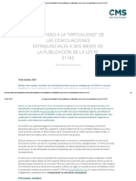 Un repaso a la “virtualidad” de las conciliaciones extrajudiciales a seis meses de la publicación de la Ley Nº 31165