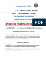 Annexe Règlementation Thermique