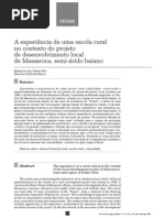 A Experiência de uma Escola Rural no Contexto de desenvolvimento local - Edmerson e Edonilce
