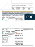 Planificación microcurricular de Ciencias Naturales sobre células, tejidos y ecosistemas