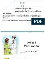 Proses Perubahan Praktik Kebidanan