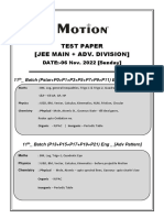 Syllabus - 11th - 06-11-22 (Advance)