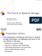 The Future of Network Storage: by Patrick Khoo