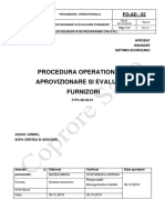 PO-AD-02 Aprovizionare Si Evaluare Furnizori