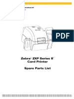 ZXP Series 8 Spare Parts List v4.00