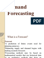 Unit I Demand Forecasting