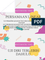 Matematik Ting 1: Persamaan Linear