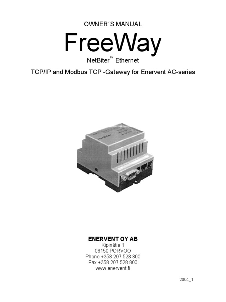 Freeway Ethernet Ac en - 2004 - 1 | PDF | Ip Address | Computer Network