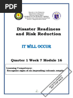 Disaster Readiness and Risk Reduction: It Will Occur