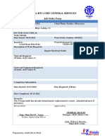 Maintenance Job Order-Converted (ELECTRICAL)