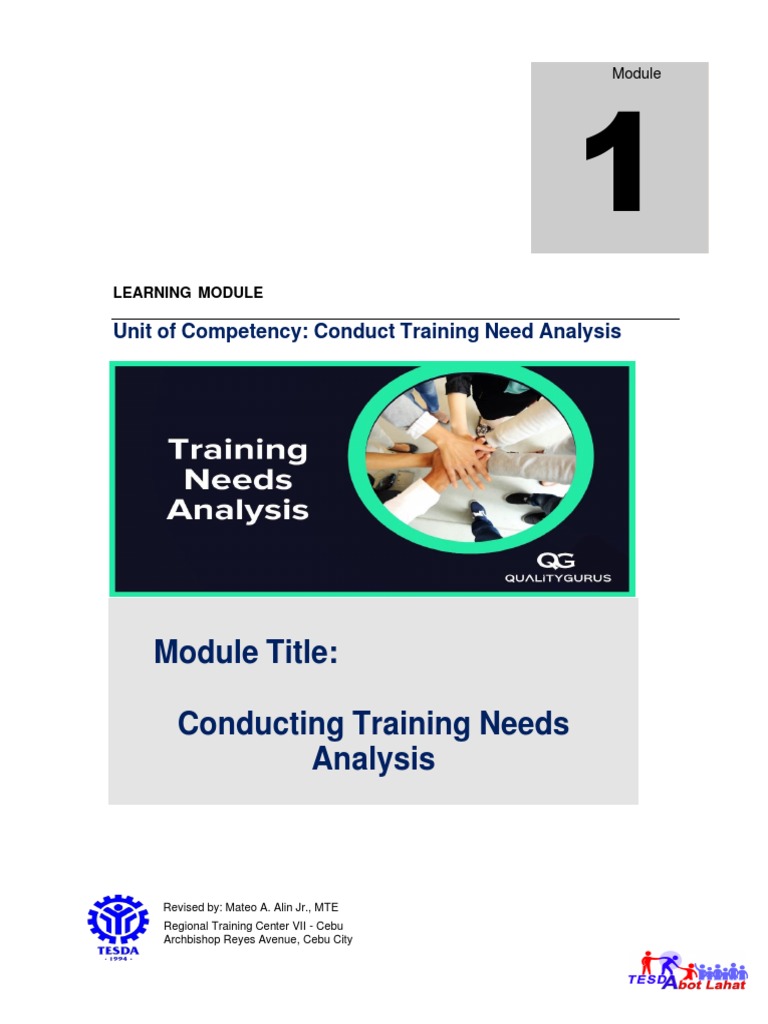 Training Needs Analysis Guide | PDF | Survey Methodology | Sampling ...