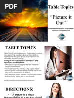 101 Table Topics Ideas | PDF