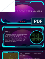 History of Computer Games