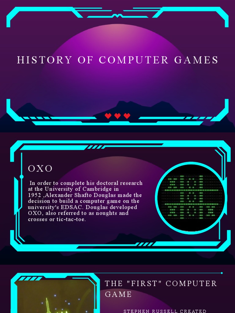 History of Computer Games PDF Video Games Nintendo