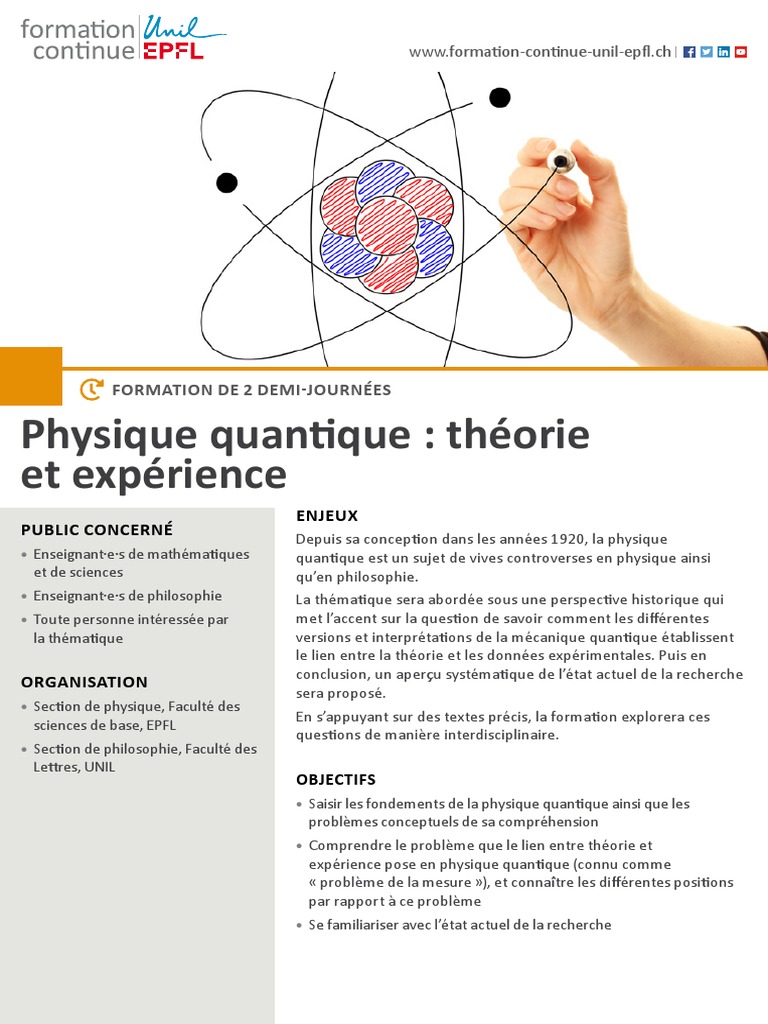 0 DEP 12 222 073 Physique-Quantique | PDF | Physique | Mécanique quantique