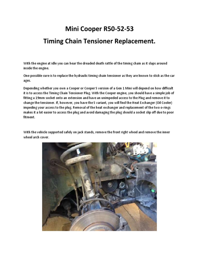 R53 Timing Chain Tensioner PDF Electrical Connector Manufactured