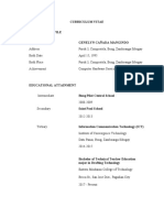 Curriculum Vitae GCM