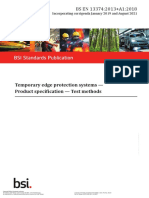 BSI Standards Publication: Temporary Edge Protection Systems - Product Specification - Test Methods