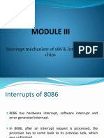 Interrupt Mechanism of x86 & Interfacing of Chips