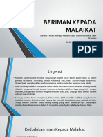 Beriman Kepada Malaikat